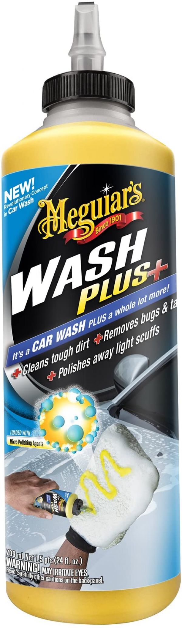 אתר הטיפוח לרכב שלך ניקוי חיצוני ושמפו לרכב WASH PLUS + נוזל רחיצה
